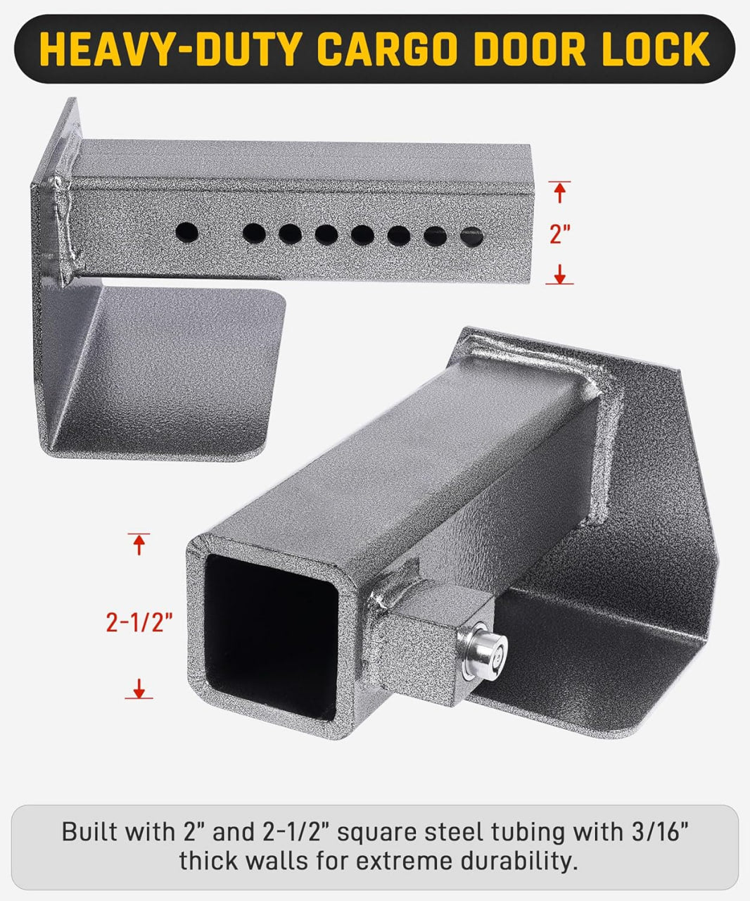Heavy-Duty Cargo Door Lock, Shipping Container Lock,  for Semi Trucks & Containers,