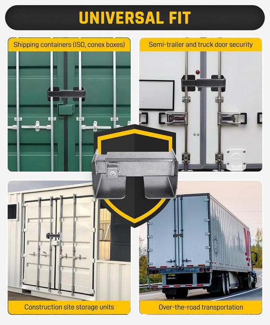 Heavy-Duty Cargo Door Lock, Shipping Container Lock,  for Semi Trucks & Containers,